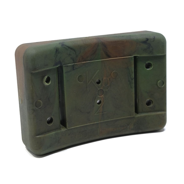 Utež 2kg gumirana camo